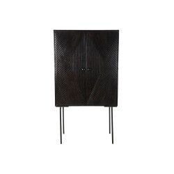 Anrichte DKD Home Decor Schwarz Dunkelbraun Metall Mango-Holz 84 x 43 x 153,5 cm