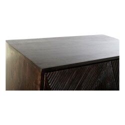 Anrichte DKD Home Decor Schwarz Dunkelbraun Metall Mango-Holz 84 x 43 x 153,5 cm