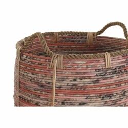 Set di Cestini DKD Home Decor Pesca Naturale (3 Pezzi)
