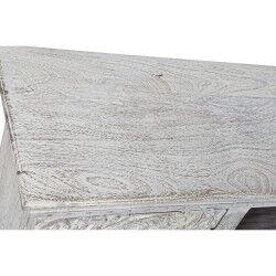 Mueble de TV DKD Home Decor 8424001858347 Metal Blanco Madera de mango 160 x 40 x 65 cm