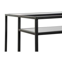 Mesa de Centro DKD Home Decor 8424001787234 Negro Multicolor Natural Madera Metal Espejo 120 x 60 x 50 cm