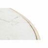 Tavolino da Caffè DKD Home Decor Glamour Bianco Multicolore Dorato Marmo Ferro 87 x 87 x 51,5 cm