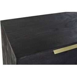 Credenza DKD Home Decor Nero Dorato Legno di mango 145 x 41 x 77 cm