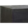 Sideboard DKD Home Decor Black Golden Mango wood 145 x 41 x 77 cm