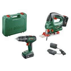 Conjunto de berbequim e acessórios BOSCH UniversalImpact 18 + PST 18