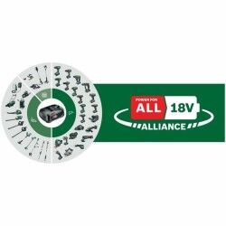 Conjunto de berbequim e acessórios BOSCH UniversalImpact 18 + PST 18