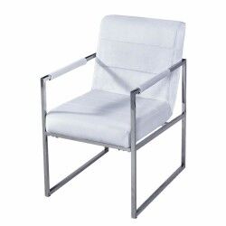 Poltrona DKD Home Decor Branco Aço Plástico 75 x 57 x 92 cm