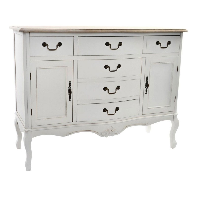 Credenza DKD Home Decor   Bianco Marrone Chiaro Abete 118 x 45 x 90 cm