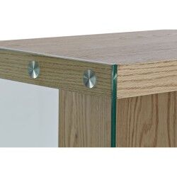 Aparador DKD Home Decor   Transparente Marrón claro Cristal Madera MDF 160 x 45 x 80 cm
