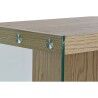 Credenza DKD Home Decor   Trasparente Marrone Chiaro Cristallo Legno MDF 160 x 45 x 80 cm