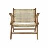 Butaca DKD Home Decor MB-182316 Natural Marrón claro Teca 69 x 78 x 68 cm