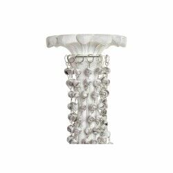 Lámpara de Techo DKD Home Decor Blanco Metal Plástico 40 W Romántico Decapé 220 V 70 x 70 x 63 cm