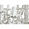Lámpara de Techo DKD Home Decor Blanco Metal Plástico 40 W Romántico Decapé 220 V 70 x 70 x 63 cm