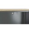Regal DKD Home Decor natürlich Grau Metall Holz 2 Regale (79 x 39 x 133 cm)