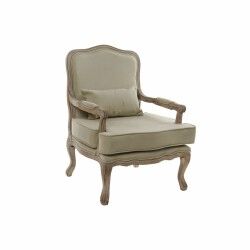 Poltrona DKD Home Decor Marrone Beige Naturale 70 x 62 x 95 cm