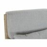 Armchair DKD Home Decor Grey Natural Polyester Rubber wood 65 x 83 x 74 cm 66 x 79 x 76 cm
