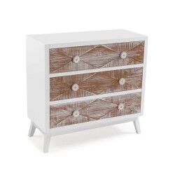 Cómoda Versa Sira madeira de pinho Madeira MDF 34 x 76 x 80 cm