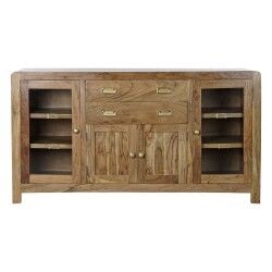 Aparador DKD Home Decor   Dorado Natural Acacia 150 x 40 x 81 cm