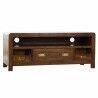 TV-Möbel DKD Home Decor Gold Braun Akazienholz (115 x 40,5 x 48 cm)
