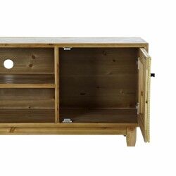 Móvel de TV DKD Home Decor Castanho 140 x 38 x 53 cm Abeto Natural Rotim