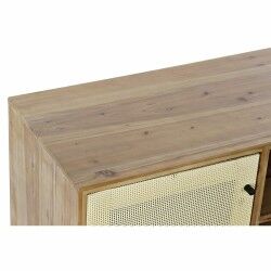 Móvel de TV DKD Home Decor Castanho 140 x 38 x 53 cm Abeto Natural Rotim