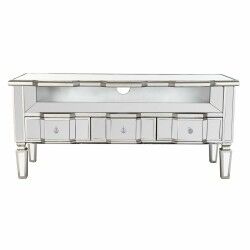 Móvel de TV DKD Home Decor Prateado 112 x 45 x 50 cm