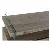 Credenza DKD Home Decor   Naturale Vetro Temperato Legno MDF 120 x 44 x 120 cm