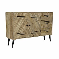 Credenza DKD Home Decor   Nero Metallo Legno di mango 140 x 40 x 93 cm