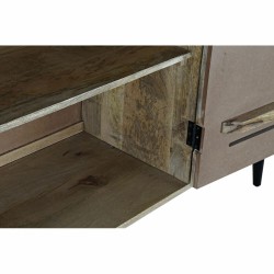 Credenza DKD Home Decor   Nero Metallo Legno di mango 140 x 40 x 93 cm