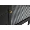 Aparador DKD Home Decor   Preto Dourado Natural Metal Madeira de mangueira 145 x 40 x 85 cm
