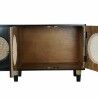 Anrichte DKD Home Decor   Schwarz natürlich Rattan Mango-Holz 150 x 40 x 65 cm