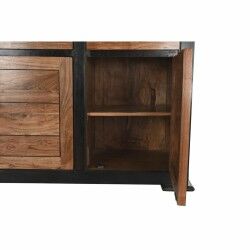 Credenza DKD Home Decor Nero Naturale Acacia 200 x 45 x 86 cm