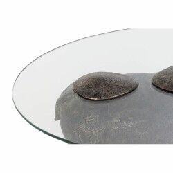 Mesita Auxiliar DKD Home Decor Transparente Cobre 80 x 50 x 37 cm