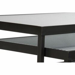 Juego de 3 Mesitas DKD Home Decor Negro 58 x 36,5 x 53,5 cm