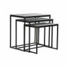 Set di 3 Tavolini DKD Home Decor Nero 58 x 36,5 x 53,5 cm