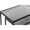 Juego de 3 Mesitas DKD Home Decor Negro 58 x 36,5 x 53,5 cm