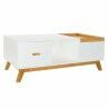Tischdekoration DKD Home Decor Aluminium Holz MDF 120 x 60 x 46 cm