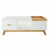 Tischdekoration DKD Home Decor Aluminium Holz MDF 120 x 60 x 46 cm
