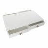 Tischdekoration DKD Home Decor Tanne Holz Aluminium 120 x 65 x 42 cm Holz MDF