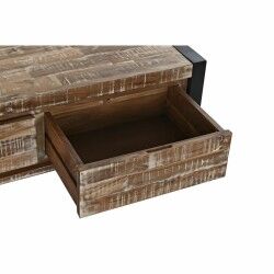 Mesa de Centro DKD Home Decor Metal Acácia (110 x 60 x 40 cm)