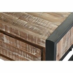 Mesa de Centro DKD Home Decor Metal Acácia (110 x 60 x 40 cm)