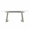 Esstisch DKD Home Decor Kristall Gold Metall Weiß (140 x 80 x 76 cm)