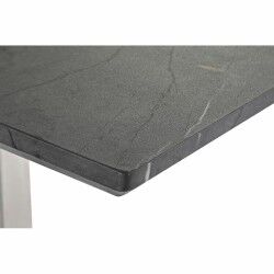 Mesa de Jantar DKD Home Decor Preto Aço Madeira MDF 160 x 90 x 76 cm