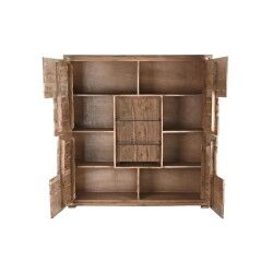 Armario DKD Home Decor   145 x 40 x 153 cm Cristal Marrón Acacia