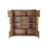 Armario DKD Home Decor   145 x 40 x 153 cm Cristal Marrón Acacia