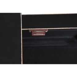 Cupboard DKD Home Decor   110 x 50 x 180 cm Black Metal Poplar