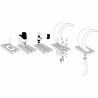 LED Water fountain Ubbink Cascade Mamba Pool
