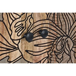 Anrichte DKD Home Decor Grau natürlich Metall Mango-Holz 177 x 45 x 74 cm