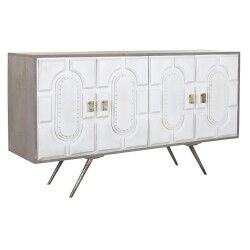 Anrichte DKD Home Decor Weiß Grau Gold Metall Mango-Holz 152 x 43 x 84 cm
