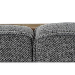 Divano DKD Home Decor Grigio Naturale Alpino 224 x 95 x 82 cm